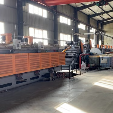 Industrial production equipment in a workshop