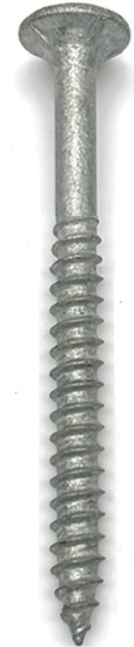 Screw surface before exposure