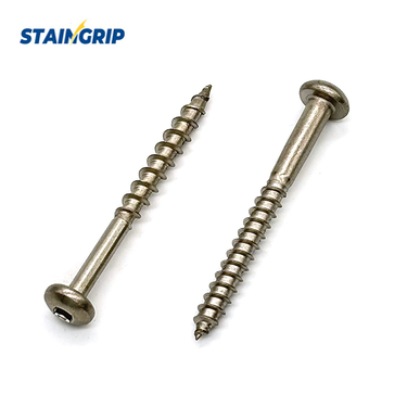 Stainless Steel Square Drive Pan Head Wood Screws