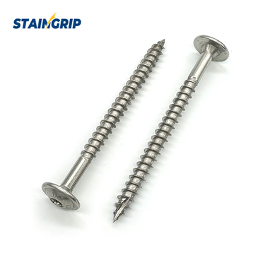 Stainless Steel Wafer Head Type 17 Wood Screws